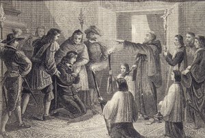 Exorcisme van Carlos II van Spanje (1665-1700) ca. 1698
